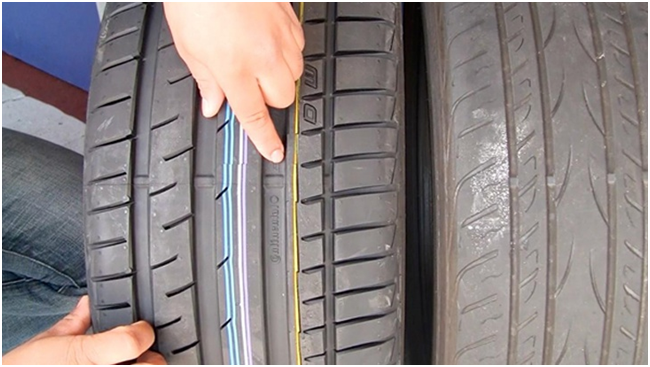 Знос шини -світлина 2